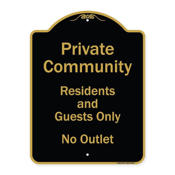 Designer Series-Private Community Residents And Guests Only No Outlet, 24" H, BG-1824-9933